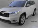 Боковые пороги подножки Toyota Highlander 2014- Sapphire V1 - фото 3