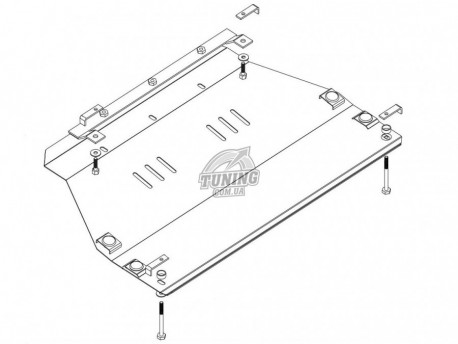 Photo Защита картера Mazda CX7 2006- Кольчуга