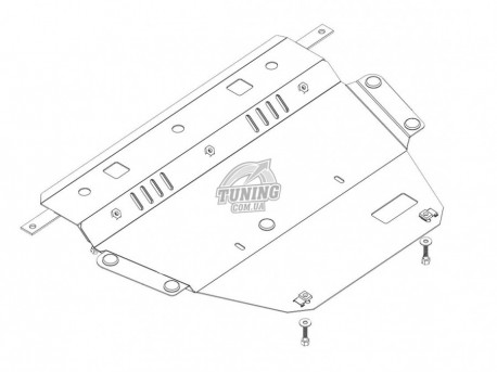 Фото Захист картера Citroen C4 Grand Picasso 2006- Кольчуга