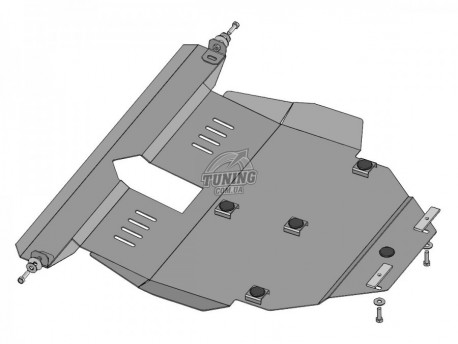 Photo Защита картера Toyota Auris 2006-2012 Кольчуга