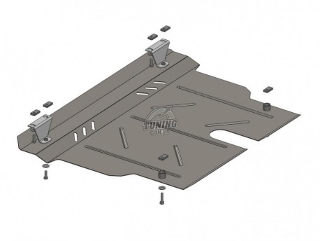 Фото Захист картера Toyota Yaris 2006-2011 Кольчуга