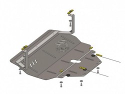 Защита двигателя, КПП и радиатора Skoda Fabia 2007-2015 Кольчуга