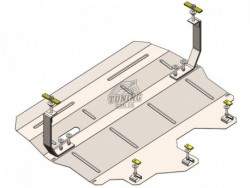 Защита двигателя, КПП и радиатора Skoda Fabia 2015- Кольчуга
