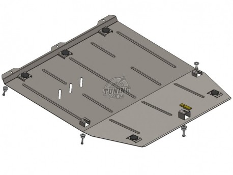 Фото Захист двигуна і КПП Renault Laguna 2007-2012 Кольчуга