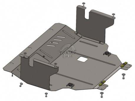 Photo Защита картера Renault Trafic V 2,5D 2001-2013 Кольчуга