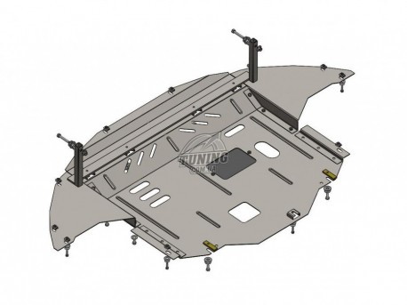 Photo Защита двигателя, КПП и радиатора Hyundai Elantra (AD) 2016- Кольчуга