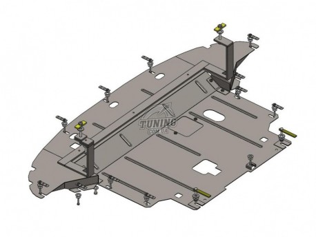 Фото Захист двигуна, КПП і радіатора Hyundai Creta , IX25, Cantus 2015- Кольчуга