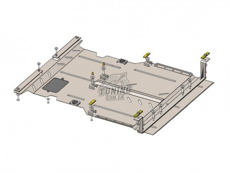 Photo Защита двигателя, КПП Mercedes Vito W639 2010-2014 Кольчуга