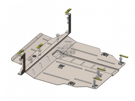 Фото Захист двигуна, КПП Mitsubishi Outlander XL 07-12 Кольчуга