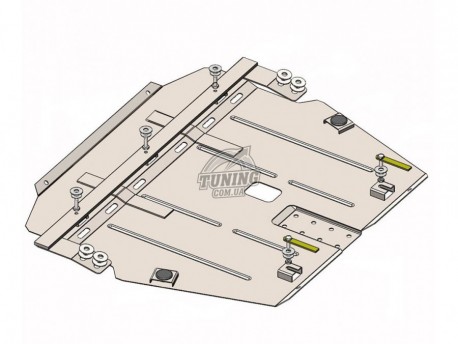 Photo Защита двигателя, КПП и радиатора Mini Cooper R56 2006-2013 Кольчуга