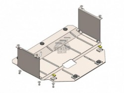 Захист двигуна, КПП і радіатора Kia Picanto 2017- Кольчуга