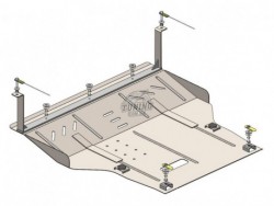 Защита двигателя, КПП и радиатора Volkswagen Beetle 1997-2010 Кольчуга