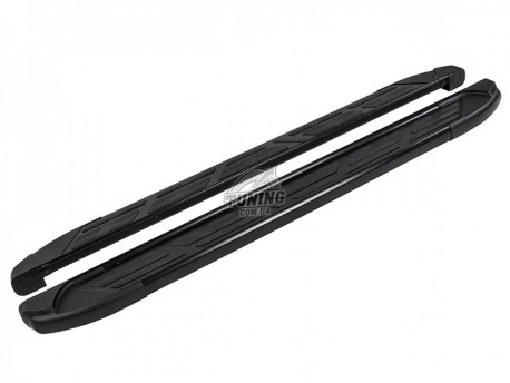 Photo Черные пороги на Mazda CX7 2006-2012 Sapphire V2 Black