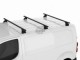 Чорний сталевий багажник на штатне місце Peugeot Traveller L1H1, L2H1, L3H1 2016- Cruz Cargo Xpro - фото 3