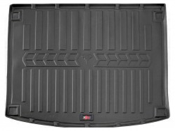 Черный коврик в багажник Volkswagen Touareg 2018-, резиновый Stingray