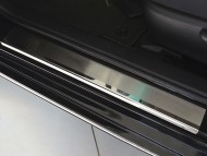 Матовые накладки на пороги Toyota Camry 11-14, 14- Premium