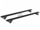 Черный аэродинамический багажник на штатное место Toyota Land Cruiser 100 1998-2007 Cruz Airo FIX Dark - фото 1