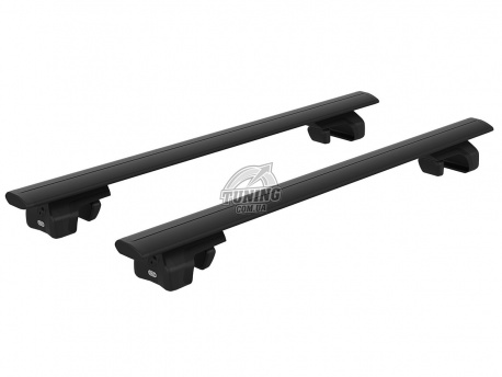 Фото Аеродинамічний багажник на рейлінги Toyota Land Cruiser 300 2021- CRUZ Airo Dark