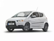 Молдинги дверей Mitsubishi Colt 2009-2012 3 двери Rider