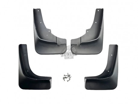 Photo Брызговики Mitsubishi Outlander XL 07-12 на узкий порог Xukey