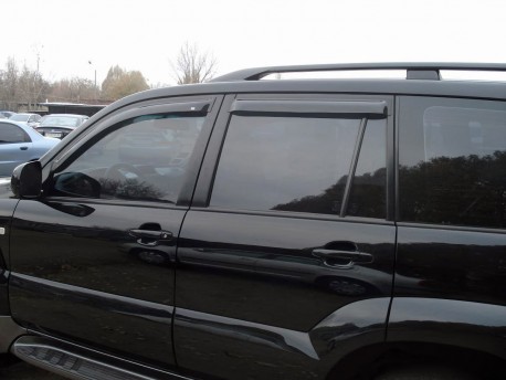 Фото Вітровики Toyota Land Cruiser Prado 02-09 EGR чорний 4 шт.