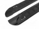 Пороги на Peugeot 4007 2007-2012 черные Red Line Erkul - фото 2