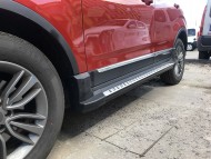 Пороги чорні Chery Tiggo 5 2014- Kindle