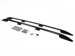 Рейлинги Volkswagen Caddy 2004-2020 макси база, черные Skyport