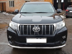 Передний ус труба на Toyota Land Cruiser Prado 2009-2024