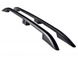 Рейлінги на дах Volkswagen Amarok 2010-2020 чорні з алюмінію Crown