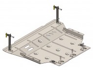 Захист двигуна та КПП Audi A3 2012-2020 Кольчуга ZiPoFlex