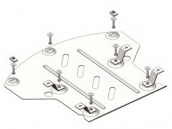 Захист каталізатора Toyota CH-R 2023- АКПП Кольчуга ZiPoFlex