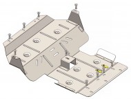 Захист двигуна та радіатора Toyota Land Cruiser 100 1998-2007 Кольчуга