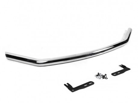 Захист переднього бамперу Toyota Hilux 2020- (діаметр 76мм) Texas Omsaline