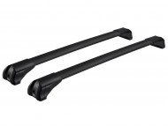 Черный багажник на штатное место Opel Astra 2004-2014 5 дв. Airo Fuse Dark