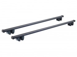 Сталевий багажник на рейлінги SsangYong Musso 2018- подвійна кабіна CRUZ ST