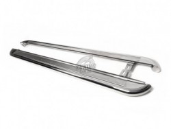 Боковая площадка из нержавейки Subaru Forester 2008-2012