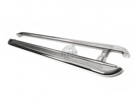 Photo Боковая площадка из нержавейки Toyota FJ-Cruiser 2006-2014