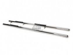 Пороги трубы с накладками Renault Master 1998-2010