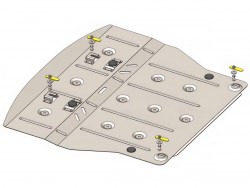 Захист двигуна та КПП Cadillac XT5 2016- V-3.6i Кольчуга