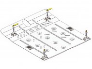 Захист двигуна та КПП Honda Accord 2013-2017 Кольчуга ZiPoFlex