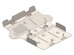 Захист двигуна та радіатора Toyota Land Cruiser Prado J250 2023- Кольчуга ZiPoFlex