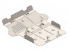 Защита двигателя и радиатора Toyota Land Cruiser Prado J250 2023- Кольчуга ZiPoFlex