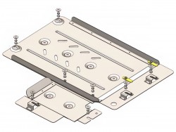 Захист КПП та насоса AdBlue Toyota Land Cruiser Prado J250 2023- Кольчуга ZiPoFlex