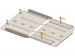 Захист КПП та роздатки Toyota Land Cruiser Prado J250 2023- Кольчуга ZiPoFlex