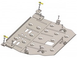 Захист двигуна та КПП Jeep Avenger 2023- Кольчуга ZiPoFlex