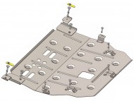 Захист двигуна та КПП Jeep Avenger 2023- Кольчуга ZiPoFlex