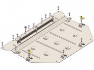 Захист двигуна та КПП Mazda CX50 2022- Кольчуга ZiPoFlex