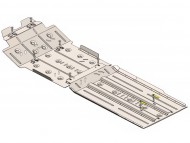 Захист двигуна та КПП Toyota Tundra 2021- Кольчуга ZiPoFlex