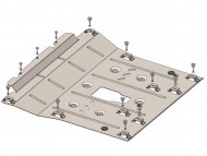 Захист двигуна та КПП Renault Duster 2024- Кольчуга ZiPoFlex